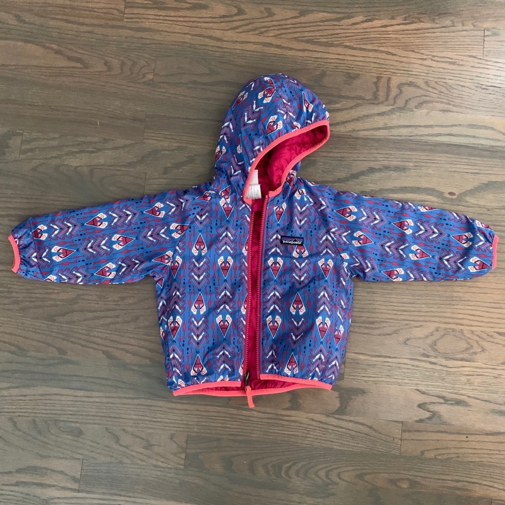 Girls Patagonia tribal print coat 2T
